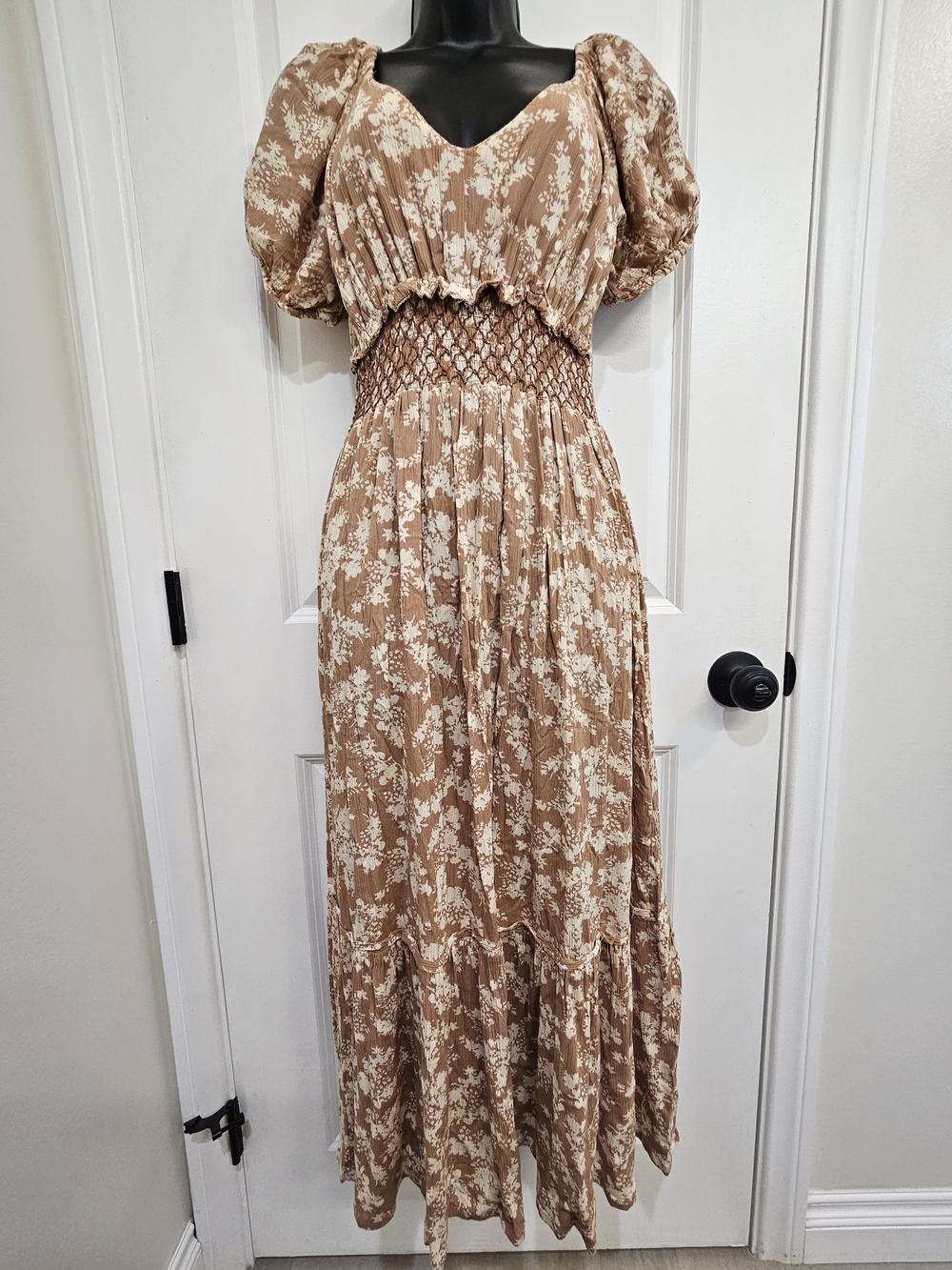 Black Tape Maxi Dress